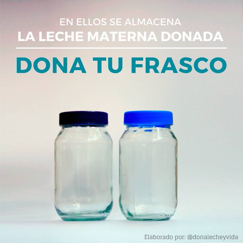 #Donaciónlechematerna dona frascos de vidrio- tapa plástica necesarios para almacenar  Leche Humana Bco de Leche Hosp Universitario de Cs