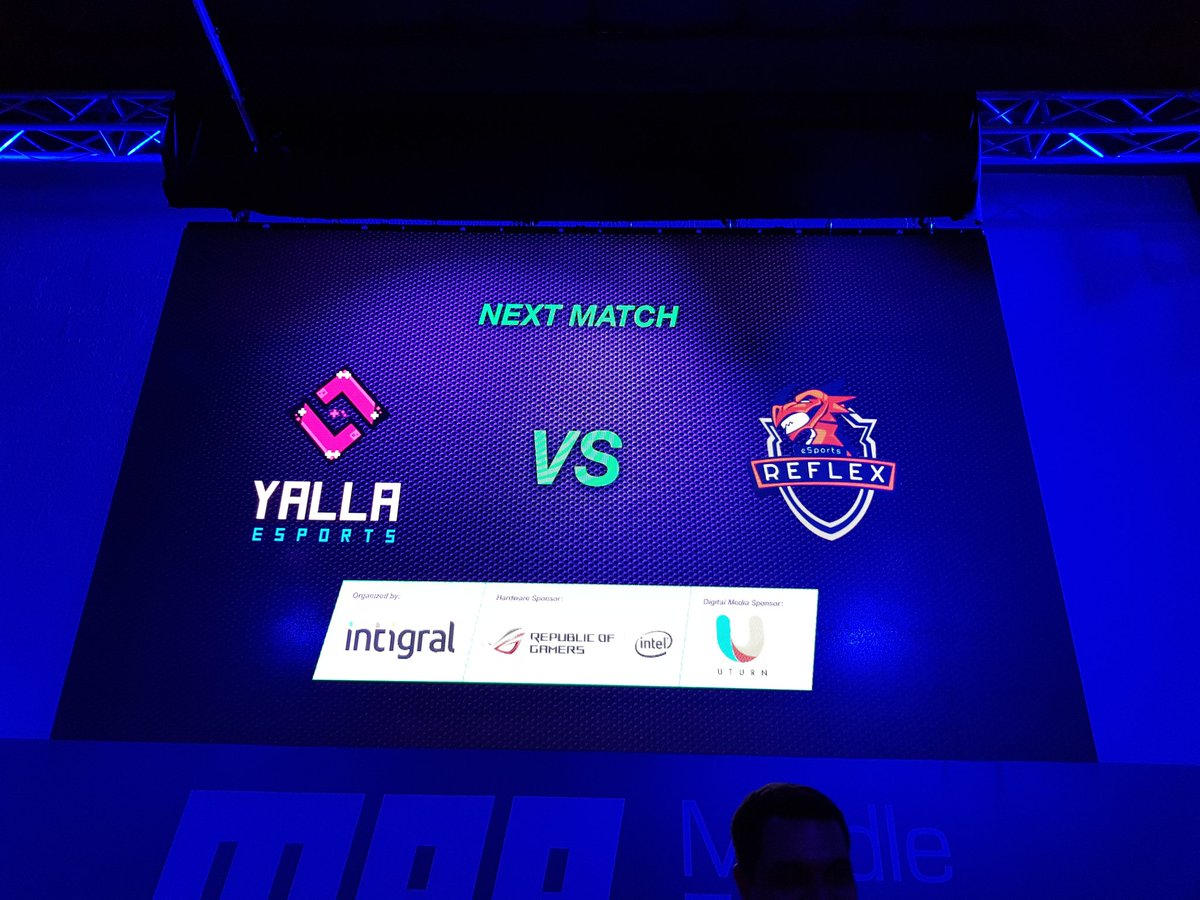 MEG_eSports's tweet photo. The second semi: @YaLLaEsports vs @TeamReflexAE #MEG1 https://t.co/7AP9QlFTJG