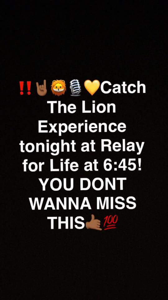 lionexperience's tweet image. COME OUT TO SUPPORT US TONIGHT.