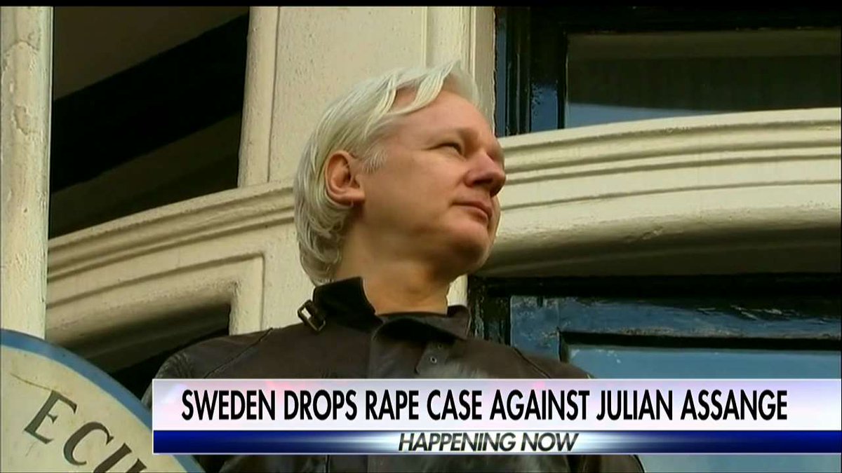 FoxNews's tweet photo. Sweden drops rape case against @JulianAssange. https://t.co/wCYwJ2gEKk https://t.co/5ikznEPg2M