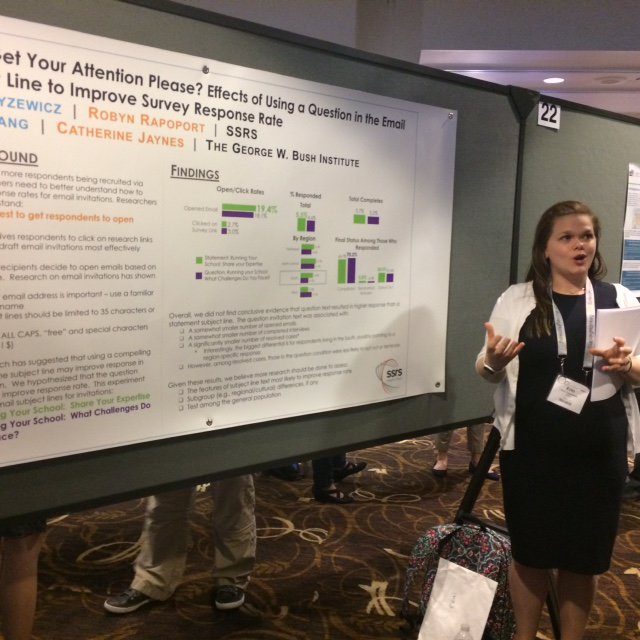 evamyrickchiang's tweet photo. Had fun at #APPOR talking about #principals with @ssrs_solutions! @BushCenterEDU https://t.co/HtB9WXEQkV