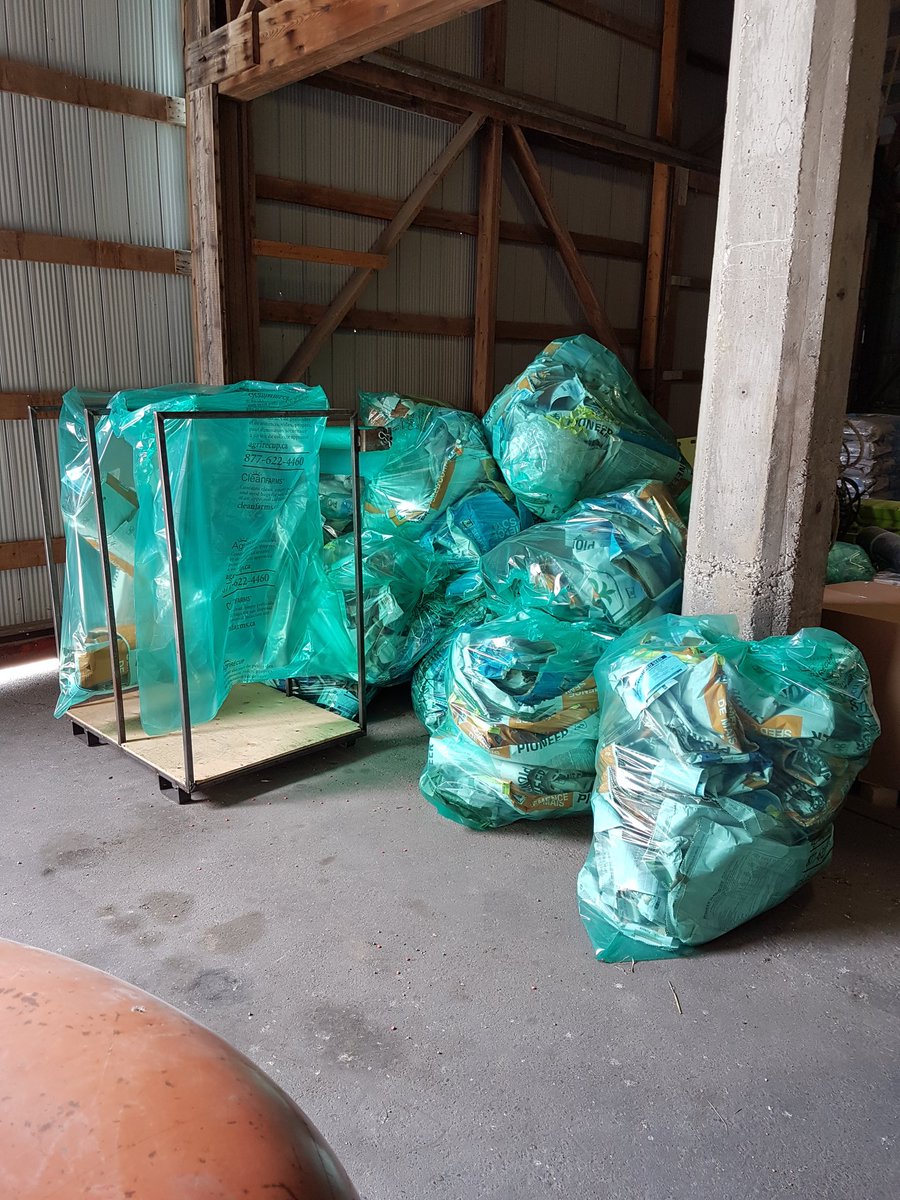 Just doing our part #recycle <a href="/CleanFARMS/">Cleanfarms Inc.</a>
