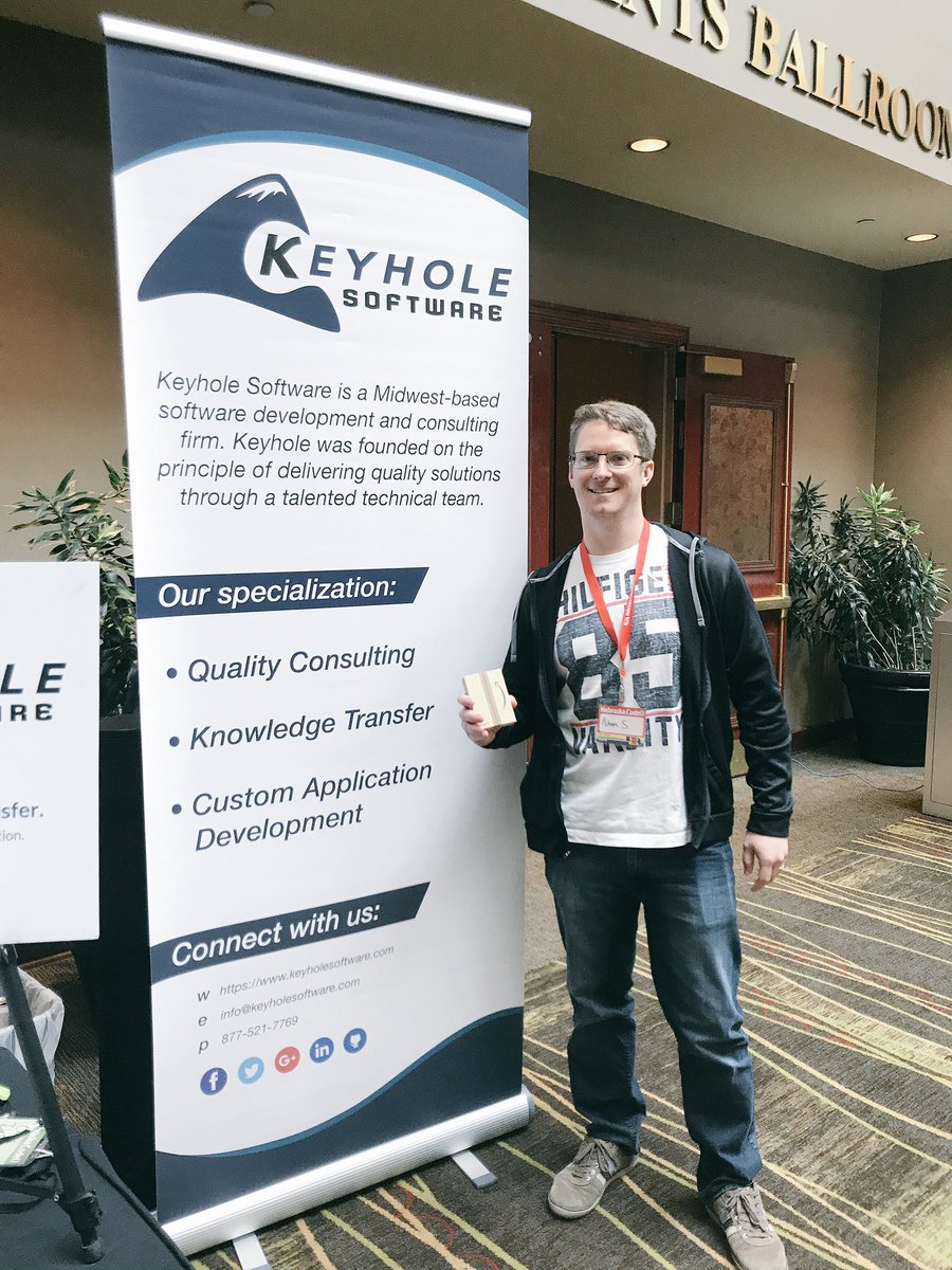 KeyholeSoftware's tweet image. Huge congratulations to Adam who won our #nebrcode giveaway!