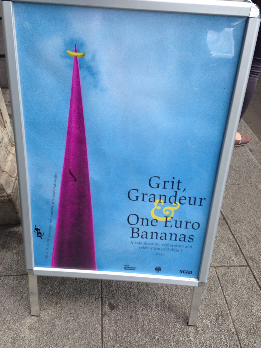 laneymac2012's tweet photo. @IAFarchitecture interesting exhibition #MYD1 Grit,Grandeur & One Euro Bananas https://t.co/tpYBtQnfm2