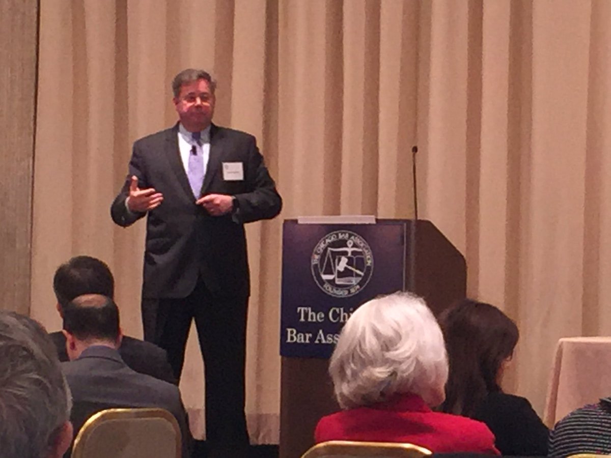 ChicagoBarAssoc's tweet photo. Learning from successes in New Orleans policing from Prof. Ronal Serpas of Loyola Univ. New Orleans. #CBA4Solutions https://t.co/f3Du7k5kz7