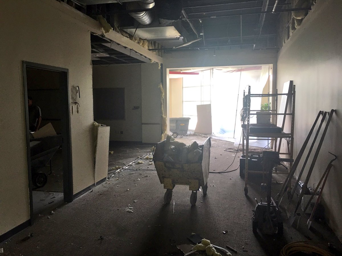 MaryvilleU's tweet photo. Donius University Center renovations 

🚧#MUSummerConstruction https://t.co/i6ZoyZ12oL