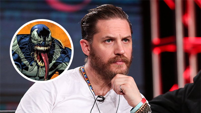 Variety's tweet photo. Tom Hardy will star in the #SpiderMan spinoff #Venom from director Ruben Fleischer https://t.co/Y4KDPDkeMs https://t.co/48JdvxSjou
