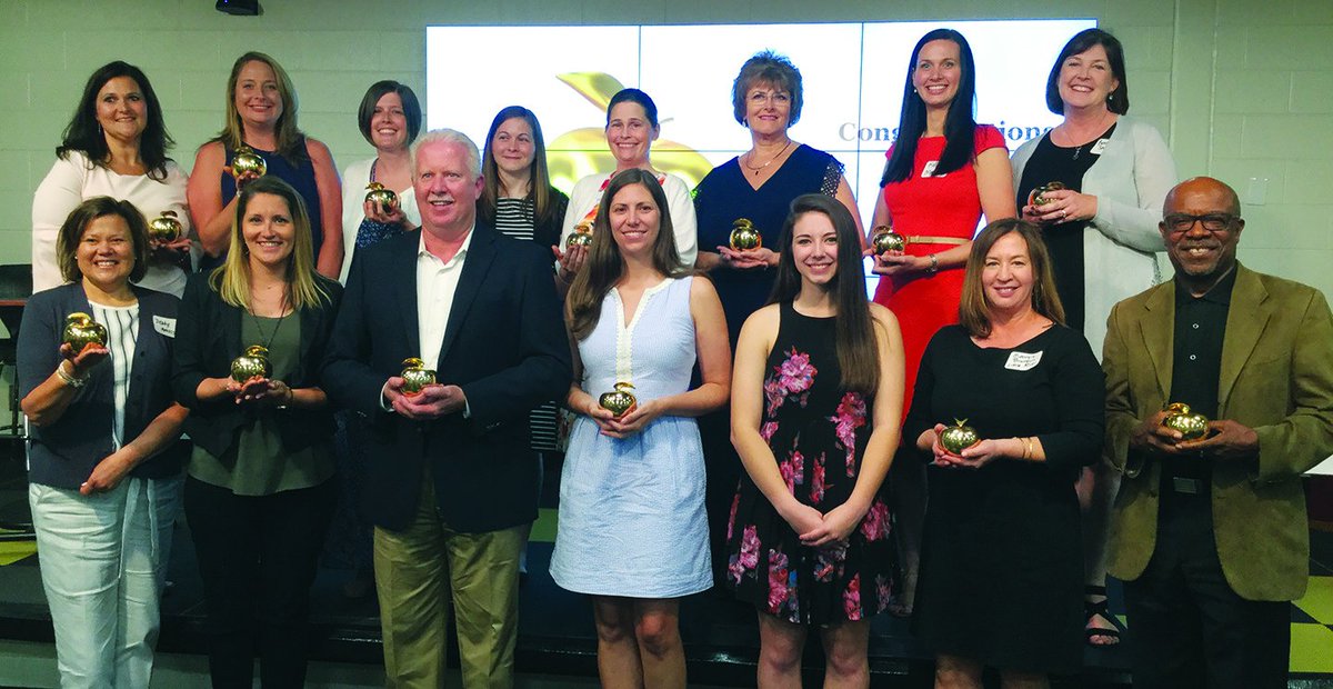 Congrats to 14 CCSD teachers on Golden Apples &amp; River Ridge HS sr Camryn Goins on Delta Kappa Gamma scholarship! bit.ly/2qFJ58J