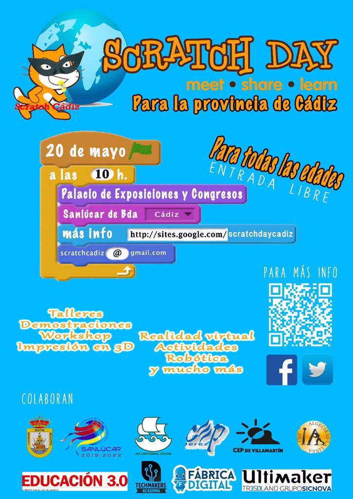 ScratchSevilla's tweet photo. Aún seguimos de #scratchday y esta vez toca disfrutar con @ScratchCadiz en #Sanlúcar porque en #Andalucía sigue la fiesta https://t.co/m0zmdKJfrk