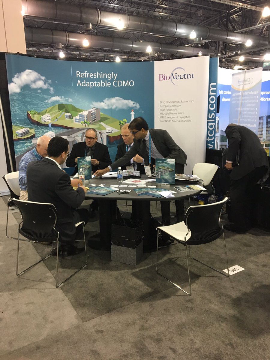 BioVectra's tweet photo. @informex Good traffic at the @BioVectra booth! #InformEx #cphinorthamerica https://t.co/heVUEJvFHA