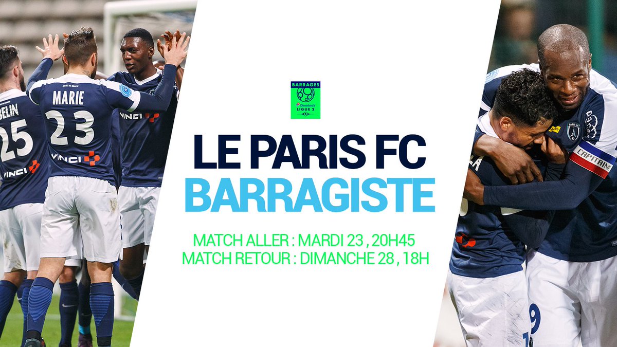 ParisFC's tweet image. 💥💥💥 LE PARIS FC DISPUTERA LES BARRAGES !!!!! #ObjectifLigue2