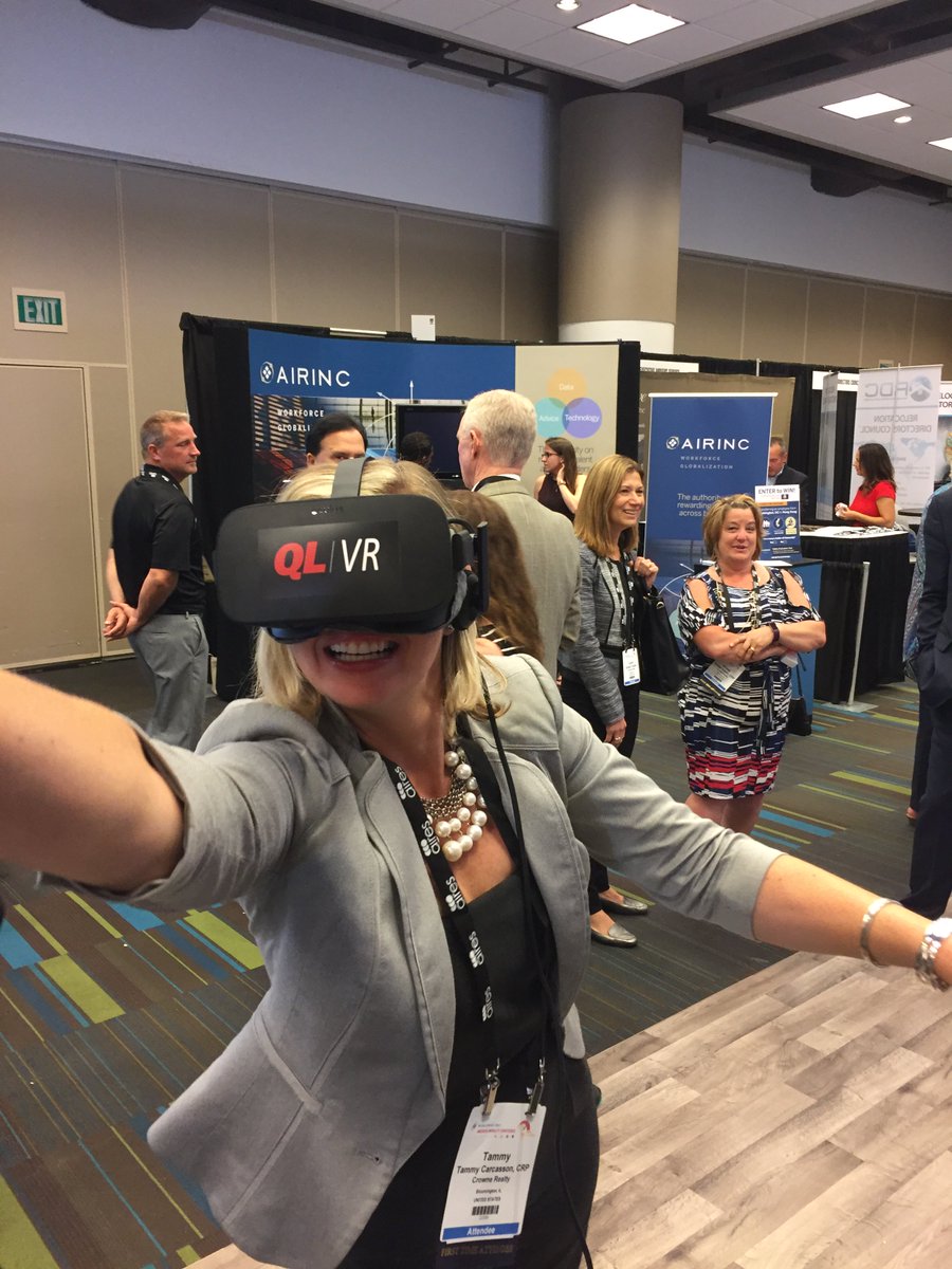 msudemps's tweet photo. These ladies LOVED our #VR experience at #ERCAMC!
@WorldwideERC #Mobility #Relocation #QuickenLoans https://t.co/7lRKBSi2K8