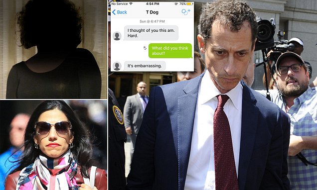 Anthony Weiner (Democrat) faces jail time for underage sexting case