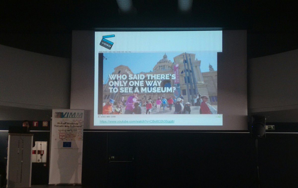 MuseuNac_Cat's tweet photo. Presentada la web i #app participativa @UVisitors amb obres de la nostra col•lecció a la reunió europea #TA5ViMM a @UPFBarcelona https://t.co/6Jxc9fI3f4