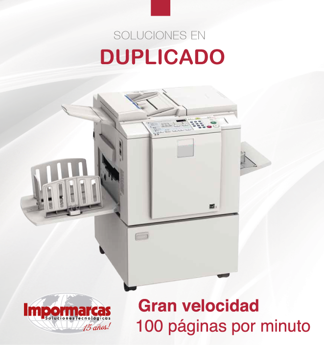 impormarcasSAS's tweet photo. Soluciones en: Duplicado
https://t.co/KlFwk0r5r7
#tecnologia #informatica #insumos #ricoh #servicio #asesorias #impresion #multifuncionales https://t.co/dY3QAbpRGF