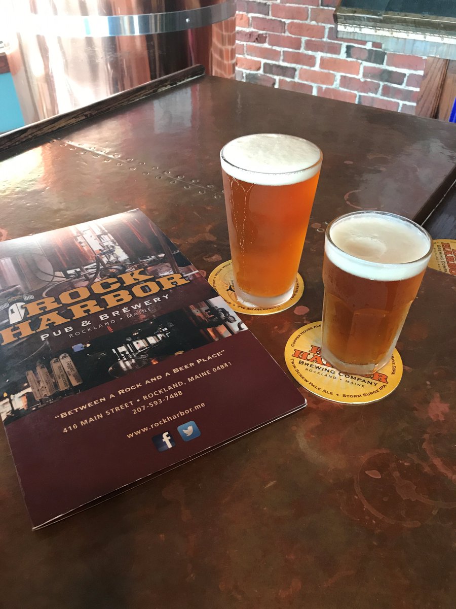 LawyersOnTap's tweet photo. Beautiful day in #Rockland #Maine at @RHBREW - #cheerstotheweekend and to delicious #craftbeer. 🍻 https://t.co/CHP4skre5O