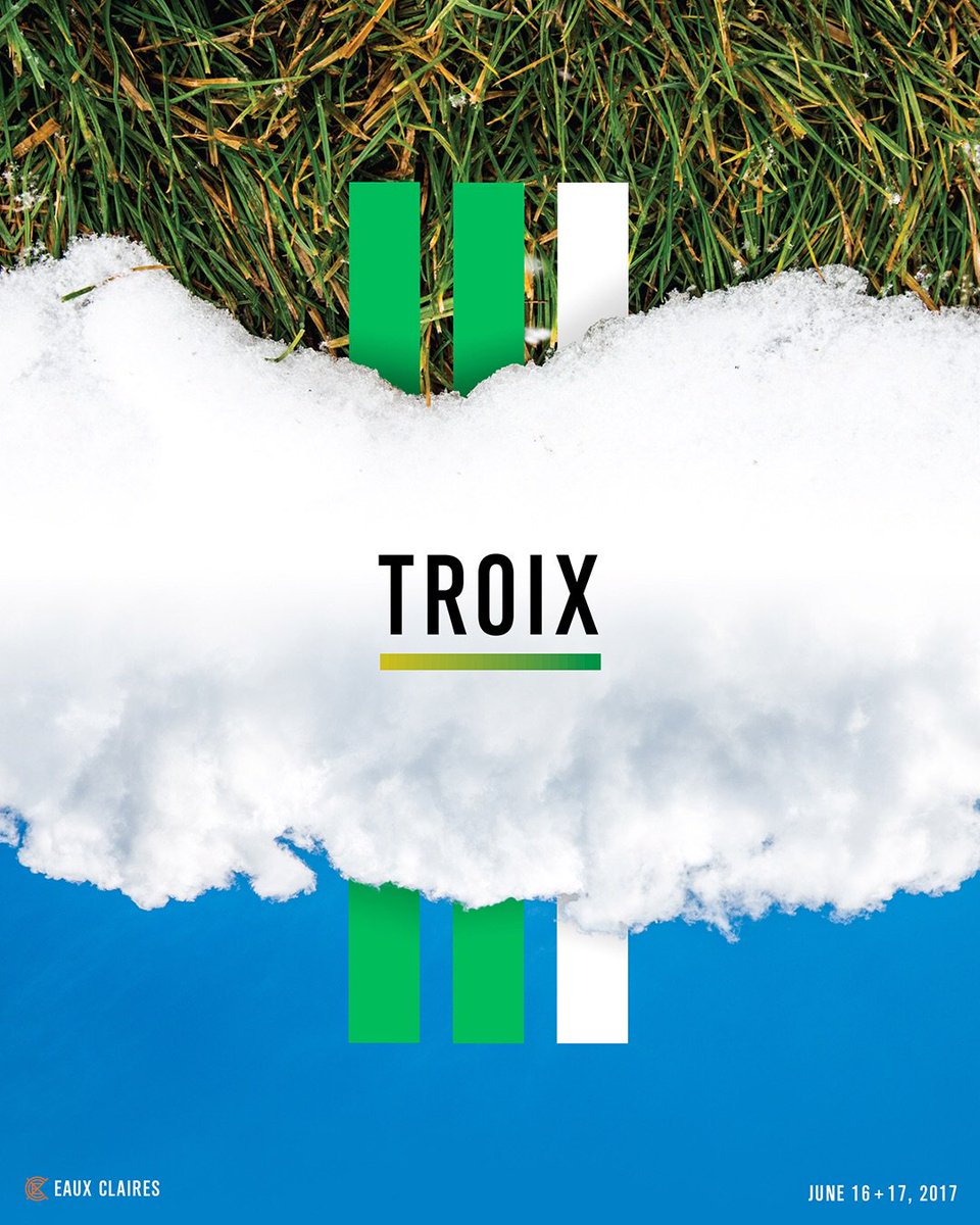 ForWisconsin's tweet photo. We're happy to share TROIX II and details about the EXC III Artists at https://t.co/3yeLetaQnC  #eauxclaires #troix https://t.co/RhqDKeEt2A