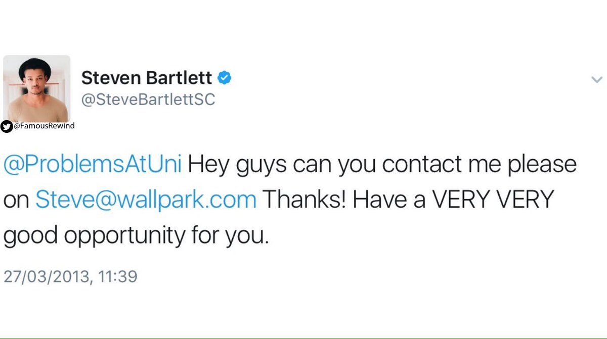 FamousRewind's tweet image. And what an opportunity it proved to be!
Throwback right to the beginning.. Before @TheSocialChain was even a thing! 🔝💥