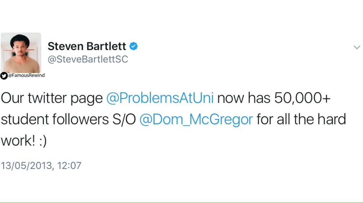 FamousRewind's tweet image. And what an opportunity it proved to be!
Throwback right to the beginning.. Before @TheSocialChain was even a thing! 🔝💥