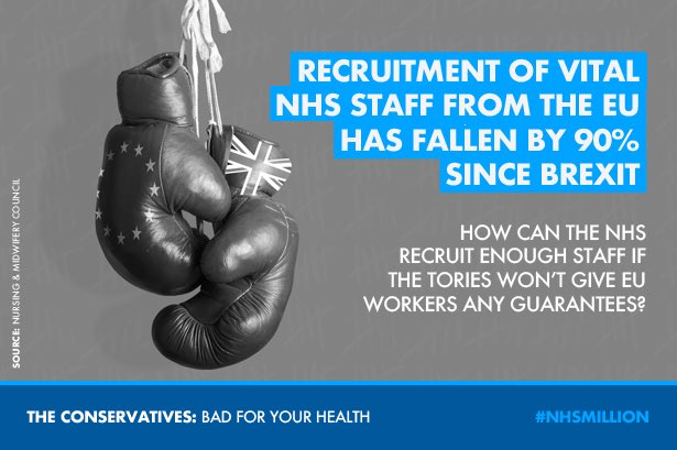 NHSMillion's tweet photo. People from the EU are not running the NHS down, they are running the NHS - pls RT if you appreciate the difference #WhyVote https://t.co/N3NASY1QSl