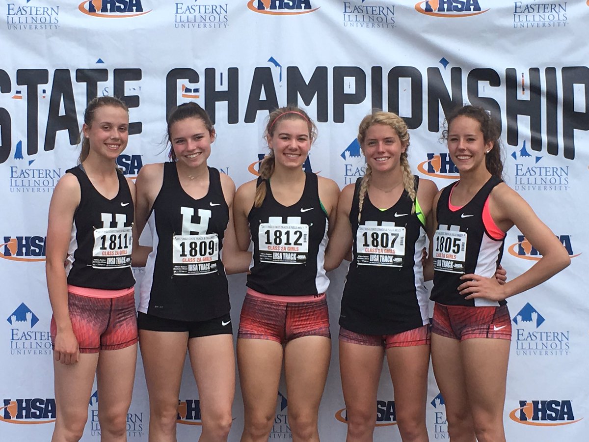 HHSTrackGirls's tweet photo. Proud of these girls! A State run is a huge accomplishment🐾 @swieg21 @AlyssaFreimann @recederian https://t.co/i85jCbqPro