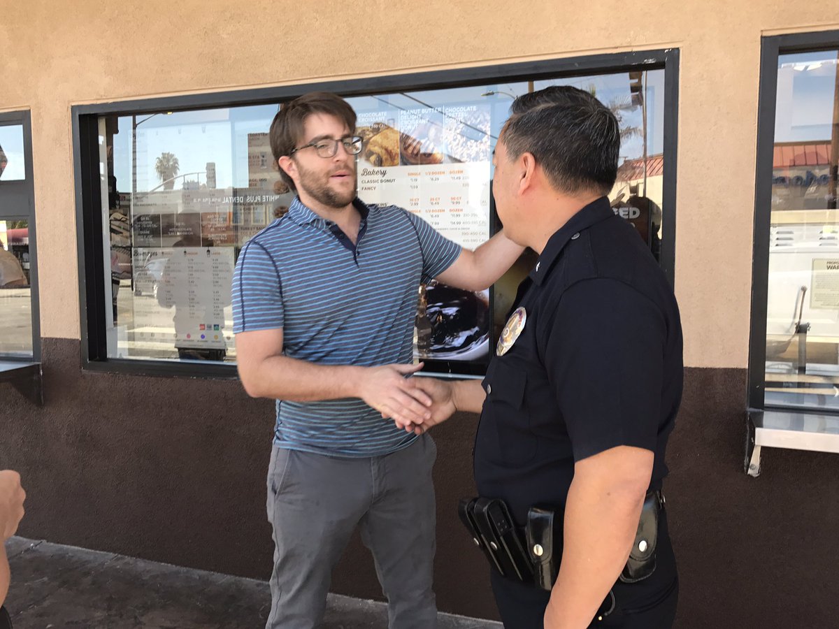 LAPDOlympic (@lapdolympic) on Twitter photo More from today's Coffee With A Cop! 🚔☕️ <a href="/LAPDOlympic/">LAPDOlympic</a> <a href="/DunkinDonuts/">Dunkin'</a> <a href="/LAPD_Kowalski/">David Kowalski</a> @AndrewSaidLA More from today's Coffee With A Cop! 🚔☕️ <a href="/LAPDOlympic/">LAPDOlympic</a> <a href="/DunkinDonuts/">Dunkin'</a> <a href="/LAPD_Kowalski/">David Kowalski</a> @AndrewSaidLA