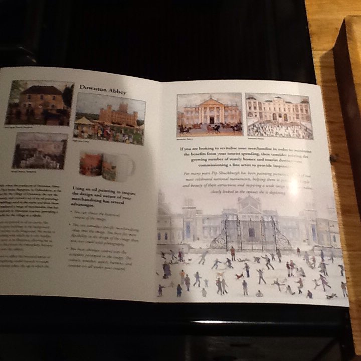 New brochures!#statelyhomes#downtonabbey#blenheimpalace#creativemarketing.