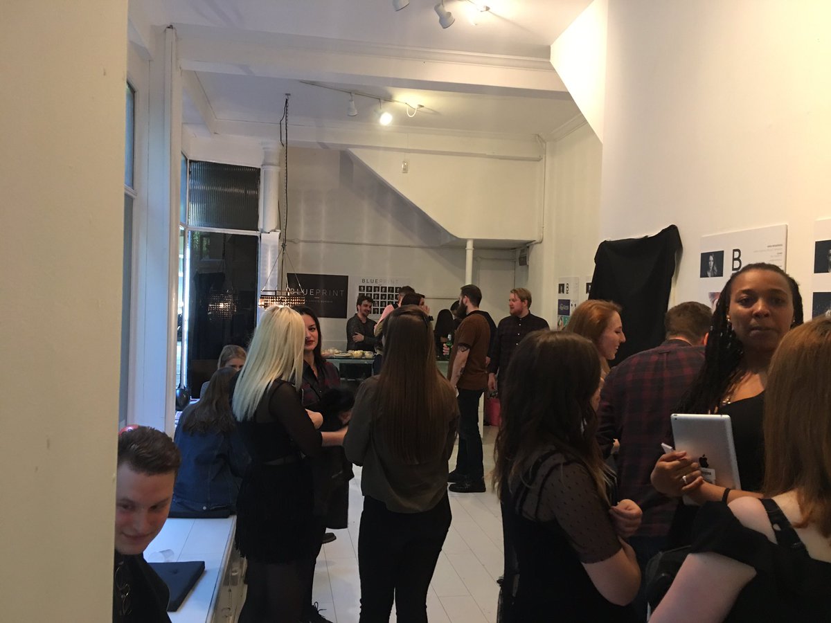 StuffBristol's tweet photo. Enjoying looking at all the great work @usw_blueprint (plus the free beer)! https://t.co/V7NKtxMKqZ
