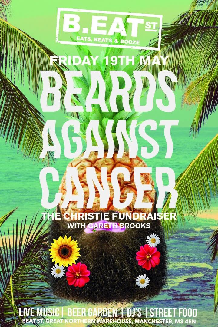 tapasaltrincham's tweet photo. Our sisters @Bunny_and_BBQ are over @beatstreetmcr this weekend serving some mighty fine South African Grub for #beardsagainstcancer https://t.co/mgKW0D1IWl