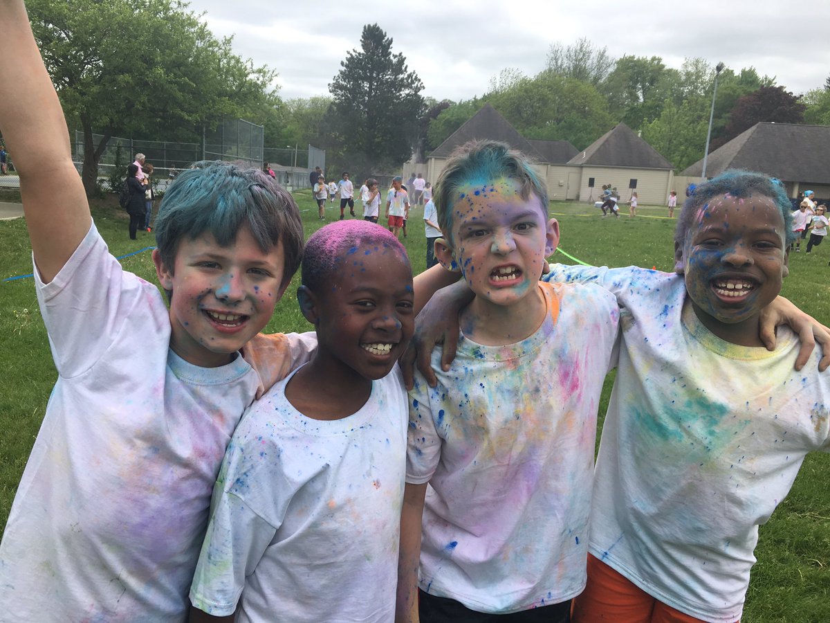 HattMr's tweet photo. Awesome day for a COLOR FUN RUN @A2Steam! Thanks to our wonderful PTSO and parent community for making this such a great day for the kids! https://t.co/W54nEhqD5I