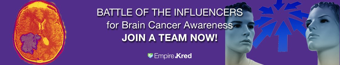 I, Sir Rudiger, urge you to sign up for the Empire.Kred Battle of the Influencers. It'll be fun. But the cause is deadly serious
