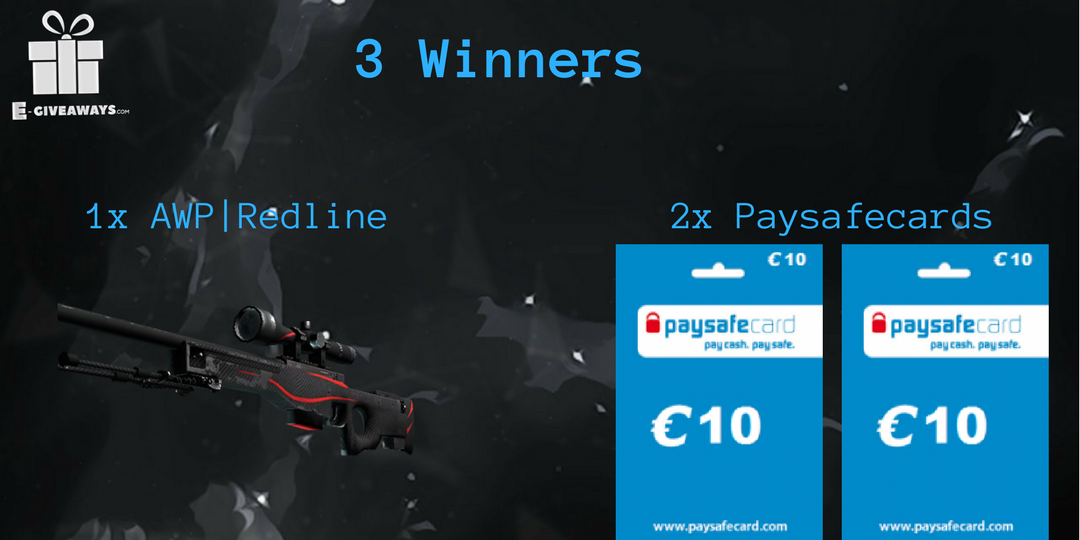 e_Giveaways_com's tweet photo. 🎁 AWP | Redline + 2x Paysafecard €10 🎁 💙 WIN 💙 👉  https://t.co/XWbyCxALCP  🙏 #egiveaways #giveaway #update  #rt https://t.co/K0O7AkOseP https://t.co/MT6GuowGZ3