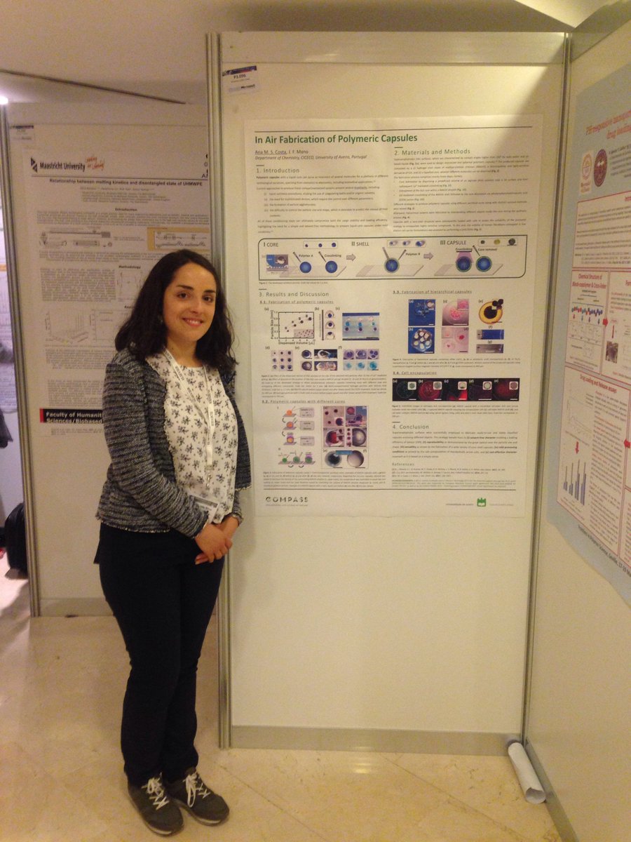 COMPASS_RG's tweet photo. Congratulations to our colleague AMS Costa!
BEST POSTER AWARD
5th Int. Symp. Frontiers in Polymer Science, Seville, Spain.
#polymer2017 https://t.co/MuEOcRLI6F