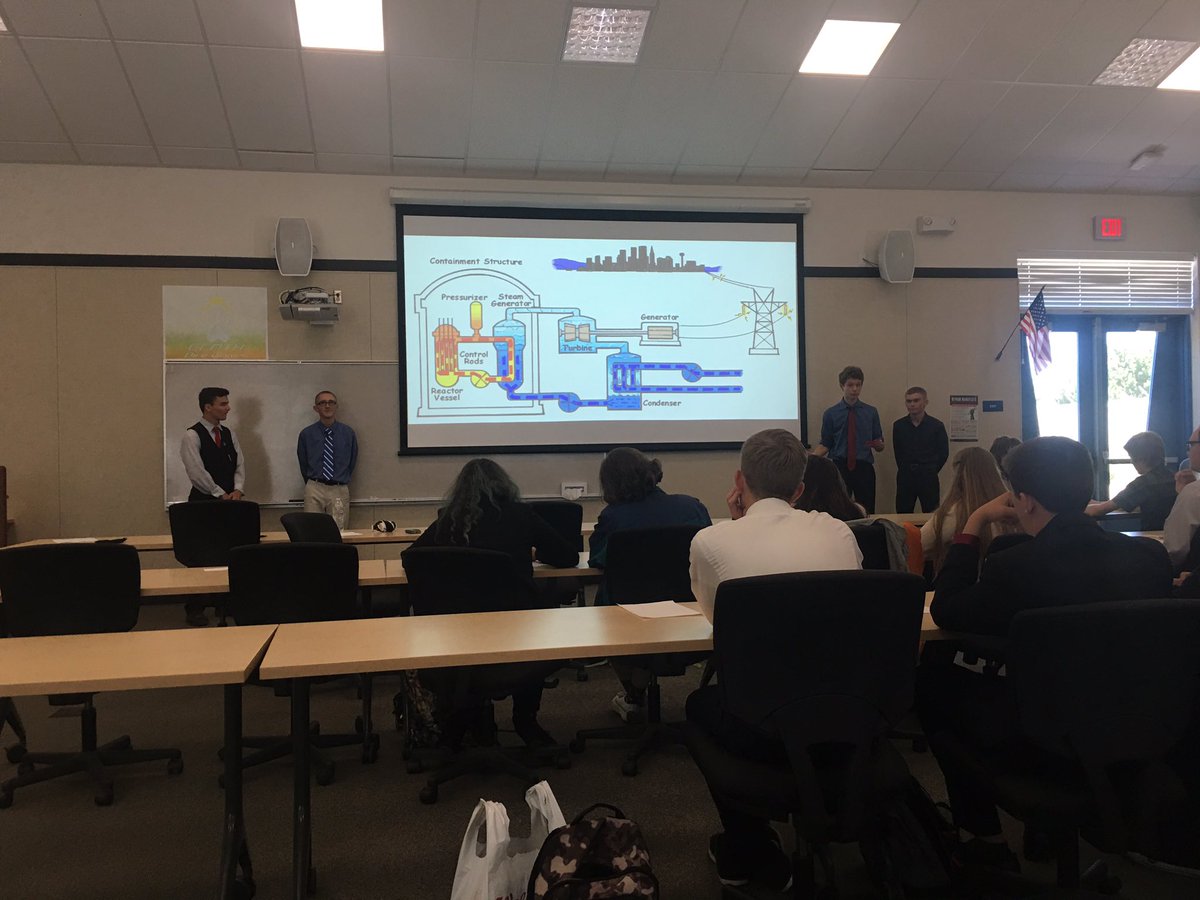 neffdan5's tweet photo. Let's go Nuclear presentations in Chemistry @ccnth @LuciaMarUnified #defendyourposition https://t.co/F6Ray2nCDb