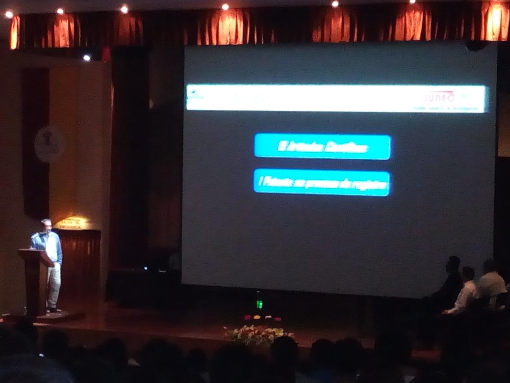 <a href="/UNPA_SUNEO/">UNPA SUNEO</a> presentando en <a href="/UTM_SUNEO/">UTM</a> en la Segunda reunión de investigación del <a href="/SUNEO_Oaxaca/">SUNEO</a> presenta Instituto de Biotecnología