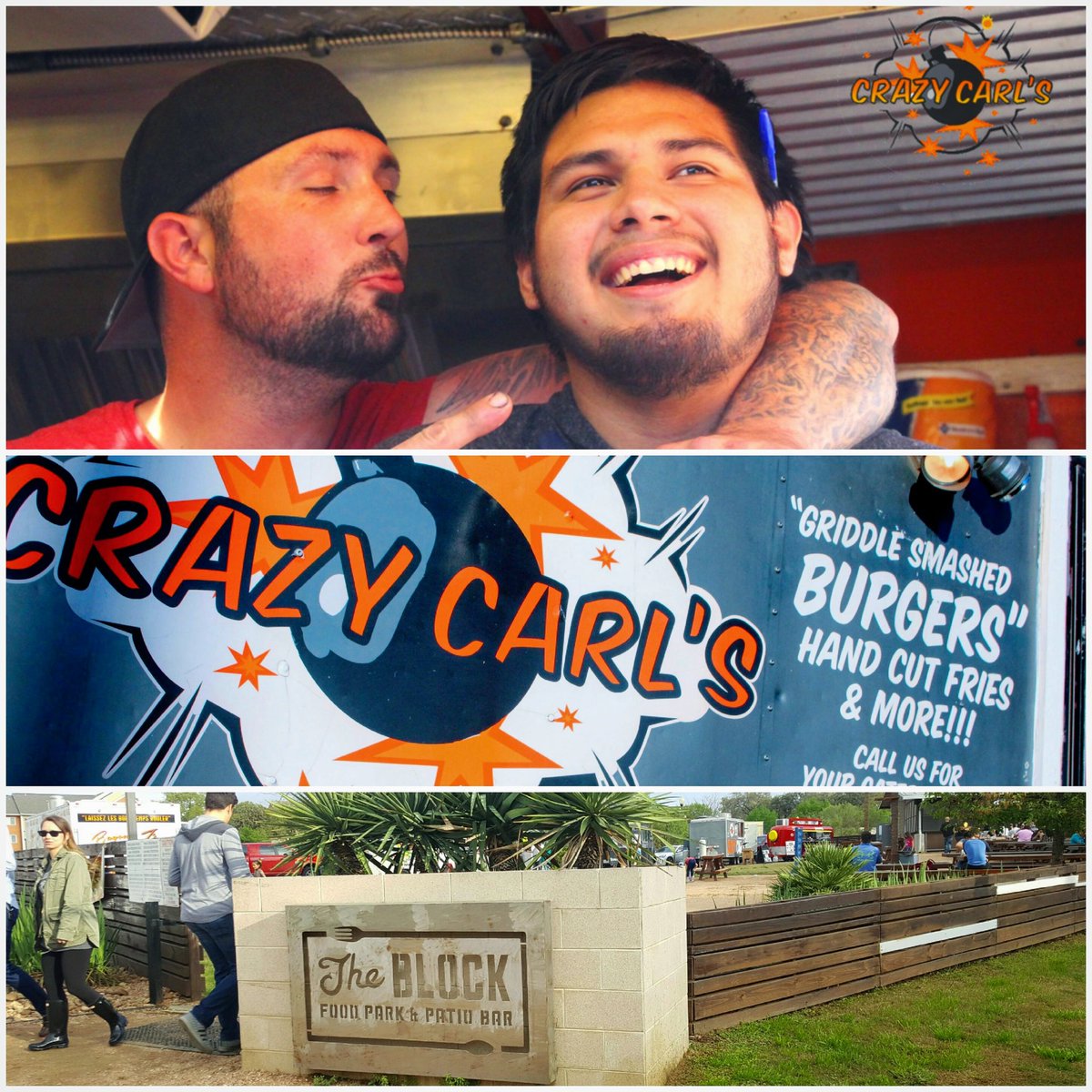 It's the weekend and the @crazycarls_sa kitchen crew is ready to Smash and Griddle! Come hang out for the <a href="/spurs/">San Antonio Spurs</a>
 <a href="/theblocksa/">The Block SA</a> #crazycarls