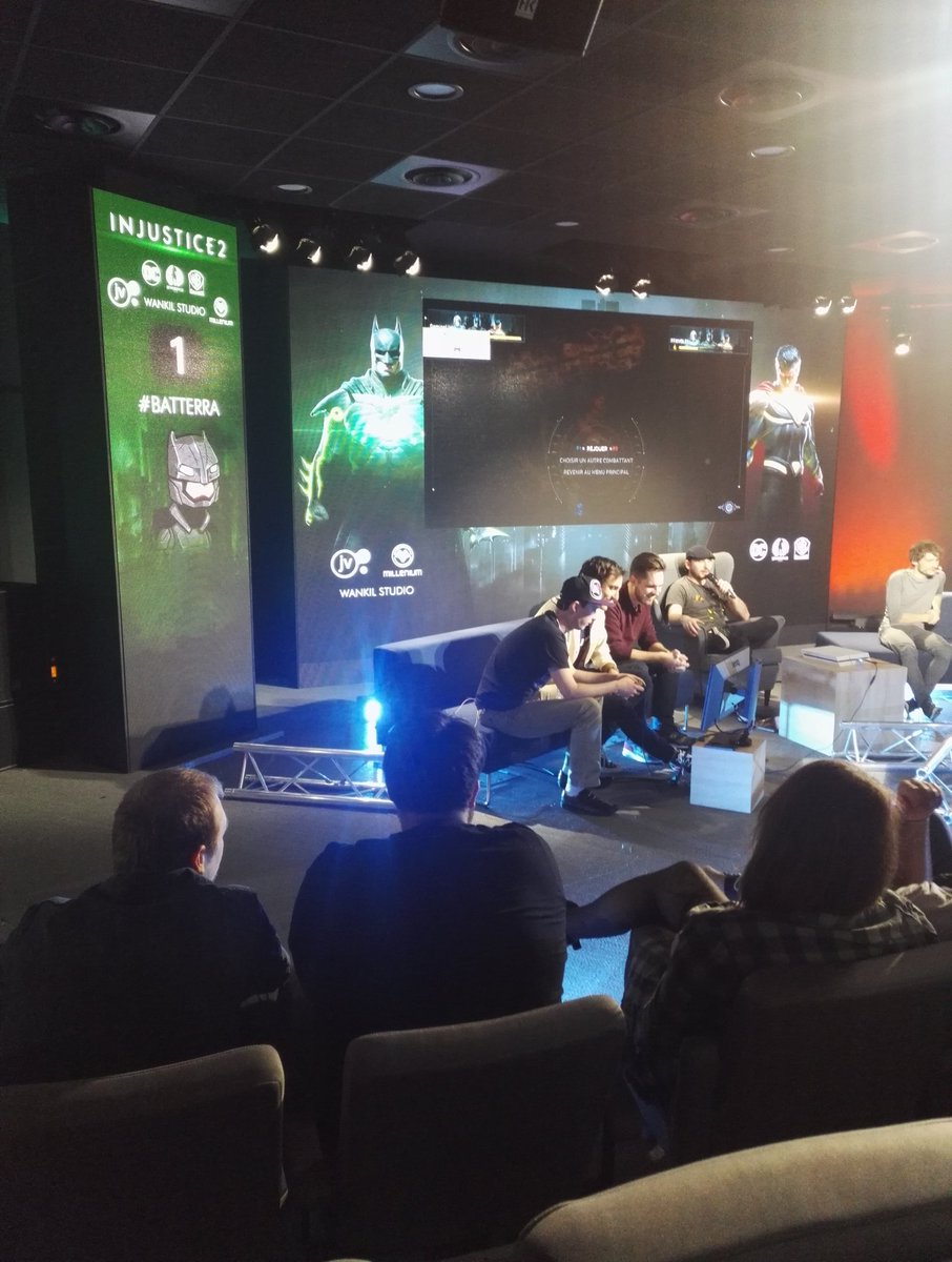 actu_jv's tweet photo. Tout n'est pas fini ! La team #Batterra de @terracid revient à 1 point des #SuperLaink de @laink ! 💪😃 #Injustice2 https://t.co/1hABOlkFfO