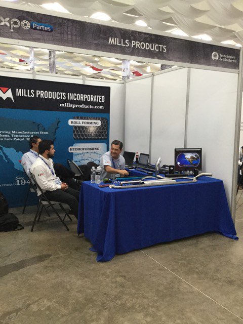 ExpoPartesSL's tweet photo. #MillsProducts presente en #ExpoPartesSLP2017 ¡Los esperamos en el stand #29 ! #CentroDeConveciones #SLP https://t.co/YjO1aYkcn8