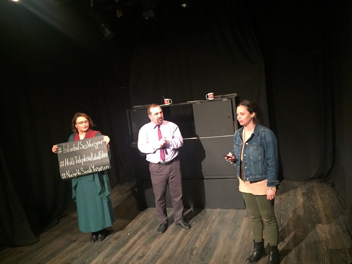 #İstanbulSesVeriyor #HaklıTalepleriniKabulEdin #NuriyeVeSemihYaşasın