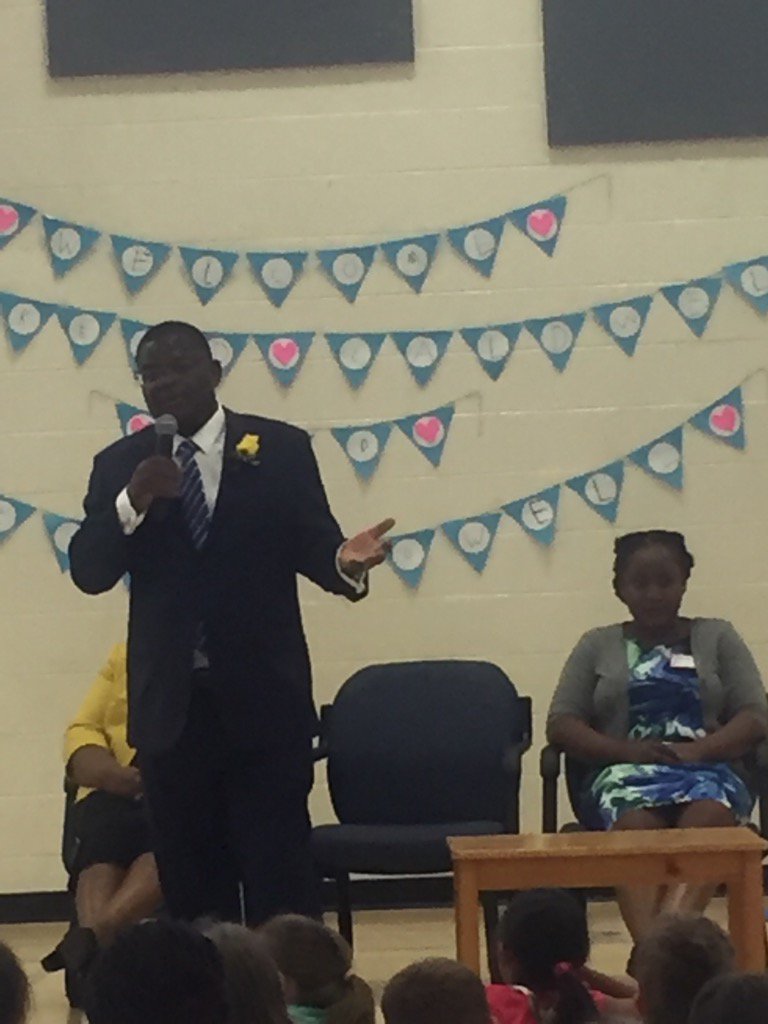 Ambassador Gotham from Kenya speaks to BT students. #beartavernpride