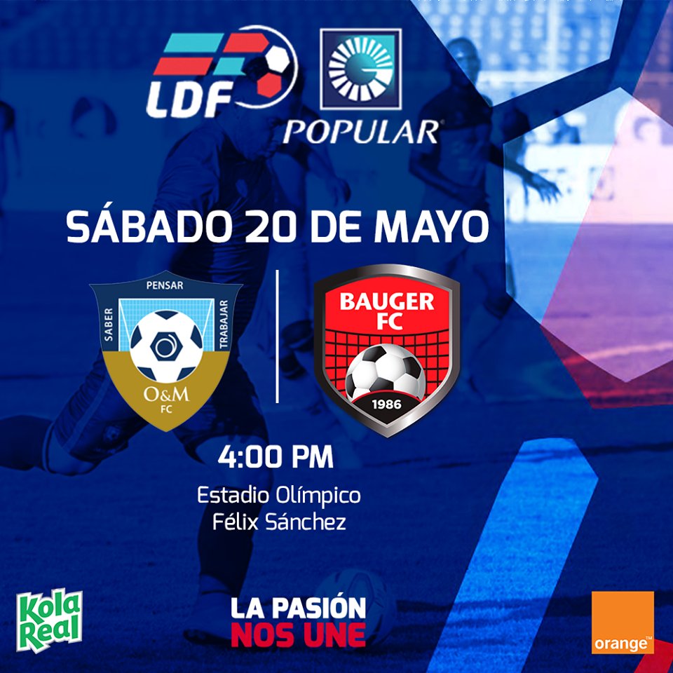 OyMFCRD's tweet photo. Mañana a las 4:00 de la tarde, en el Estadio Olímpico Félix Sánchez se jugará fútbol de verdad porque le toca el turno a #OyMFC https://t.co/Y4t7sU9KM3