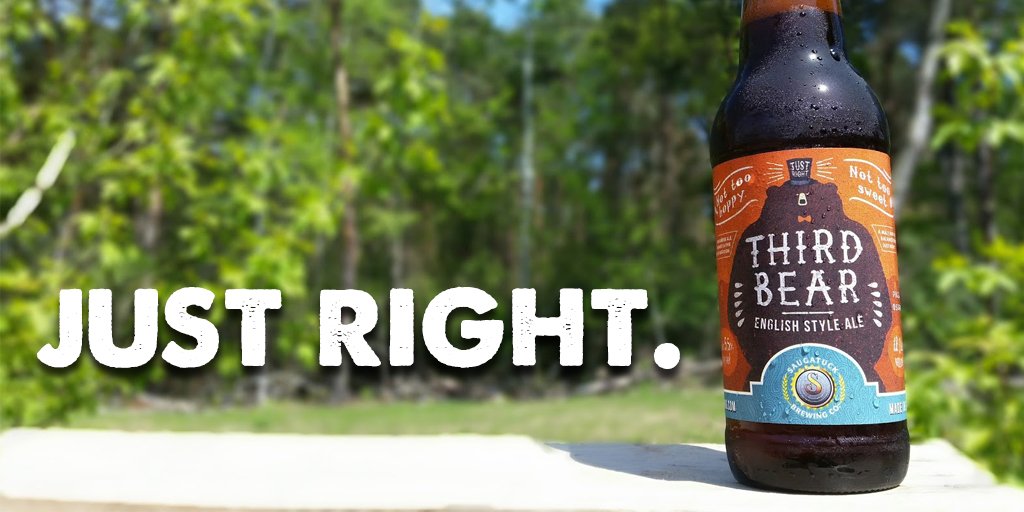 saugatuckbrew's tweet photo. A well balanced English Style Ale that some would say tastes "Just Right". #ThirdBear #NotTooHoppy #NotTooSweet #SBrewing https://t.co/QoVG34DpiF