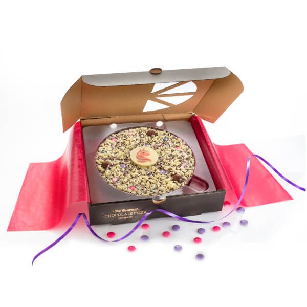It's #NationalPizzaPartyDay - We've got a Magical Unicorn Gourmet Chocolate Pizza to giveaway! RT, LIKE &amp; FOLLOW for a chance to win!