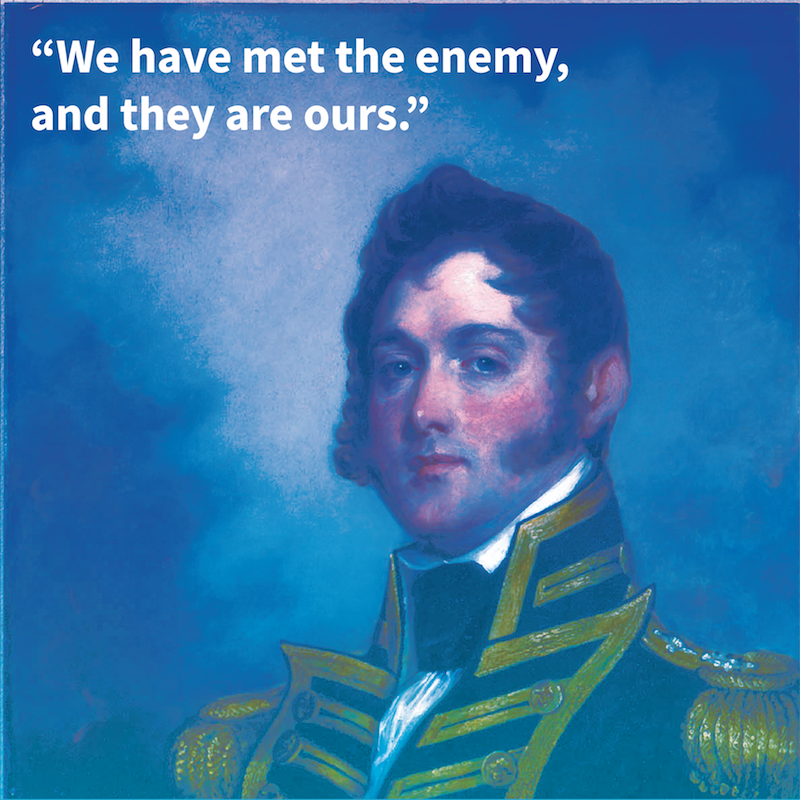 wasabirabbit's tweet photo. In 1813, Oliver Hazard Perry dispatched this to Major General Harrison before battling the British in Lake Erie. #WRFleetWeek #FleetWeekNYC https://t.co/TAZehtpXMt