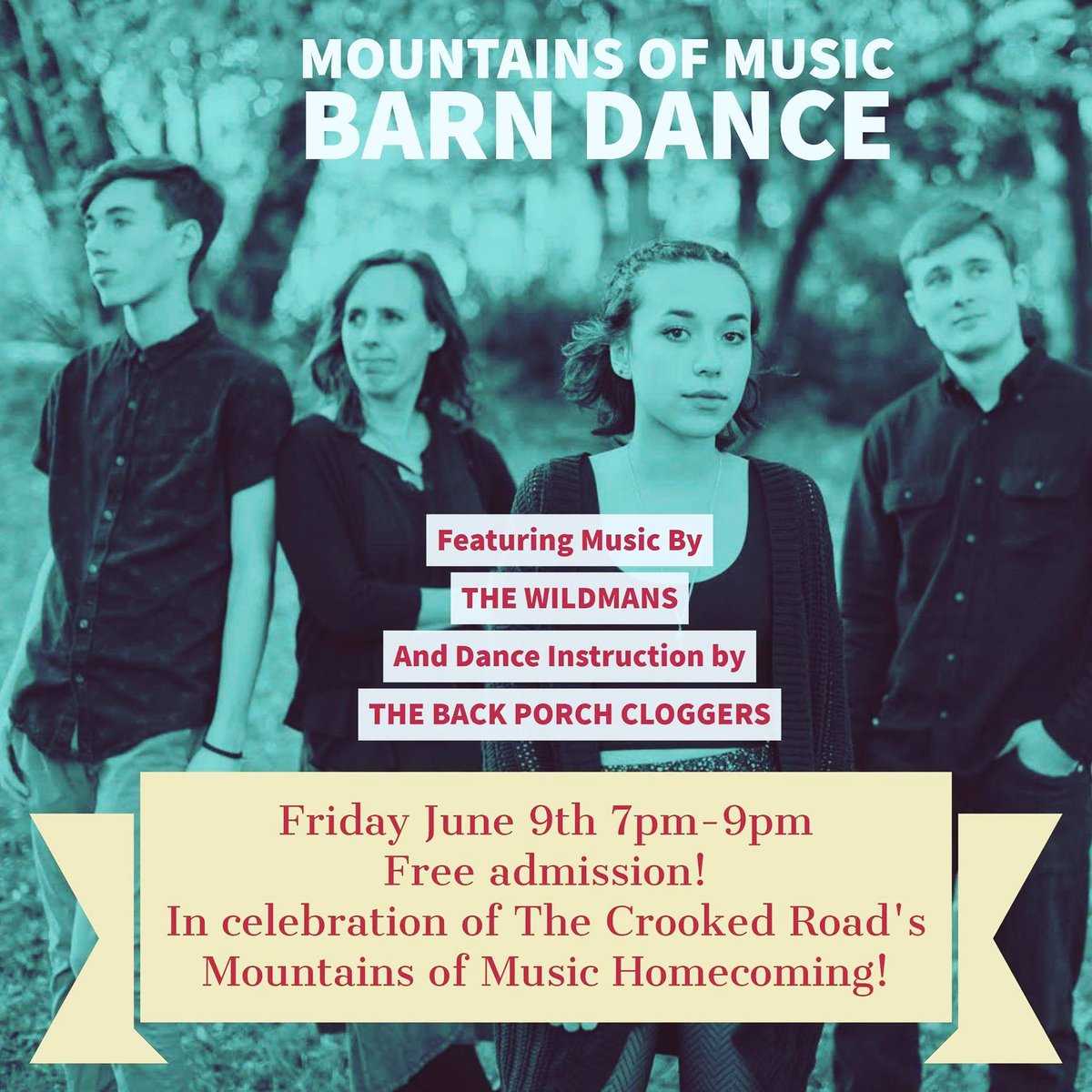ChantillyFarm's tweet photo. Free barn #dance at #chantillyfarm on June 9th! In celebration of the #mountainsofmusic 2017 https://t.co/fhdEjoXSnv @FloydSchool https://t.co/JQz8QKWkfj