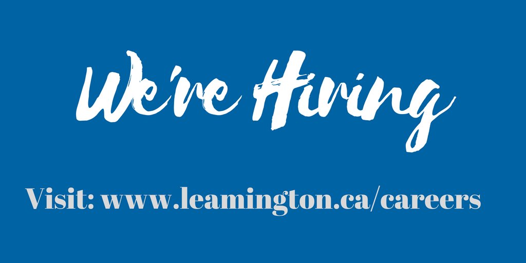 TweetLeamington's tweet photo. We are currently recruiting for Day Camp Counselors.  You must be attending a post-secondary institution. Pls visit website for details. https://t.co/knvFcql71B