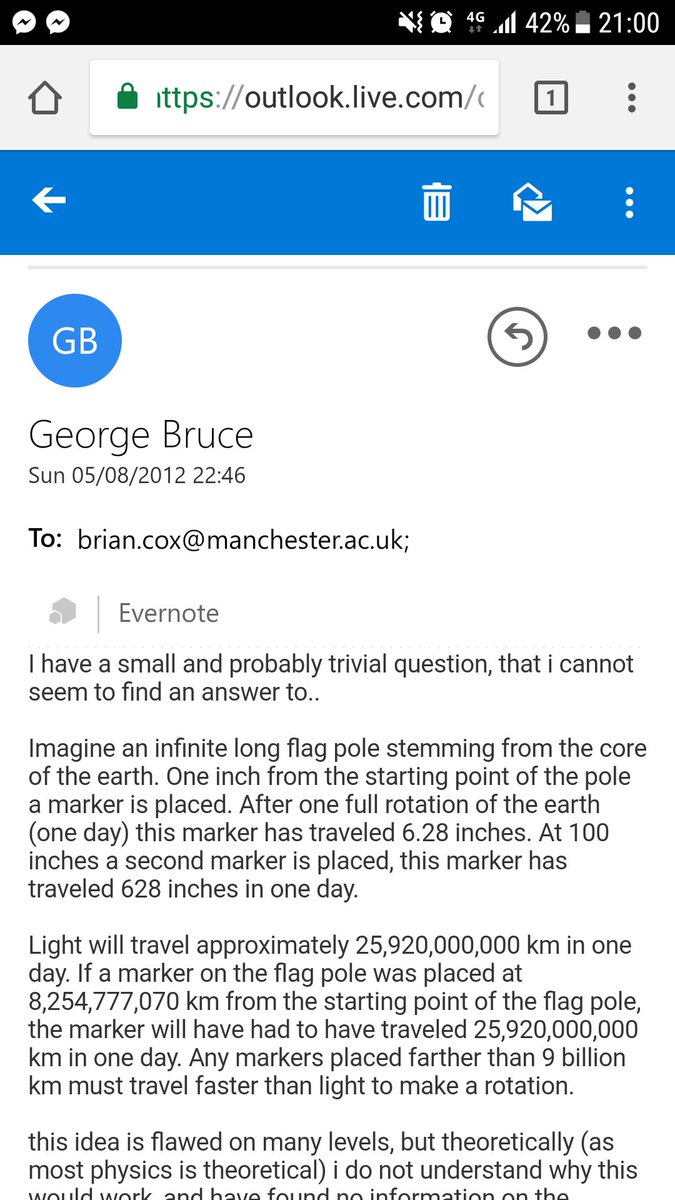 GeorgeMJBruce69's tweet photo. @robinince Hi Robin, I sent this question to Brian 5 years ago and am still waiting on an answer! https://t.co/c8W3Fewf5R
