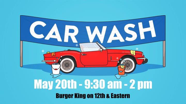 cbc_explode's tweet photo. Car Wash Tomorrow!

Saturday - 9:30 - 2pm
Burger King on 12th &amp; Eastern https://t.co/VM2SnVrLb8
