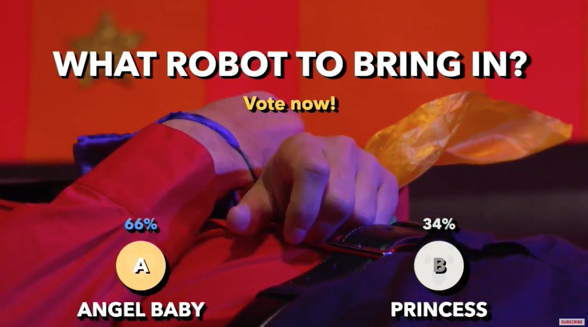 YouTube's tweet image. 🔴 [LIVE] Connor was on his way to Del Taco when he got abducted by robots. 

What happens next will shock you 🤖 😱  → goo.gl/rIJBdG