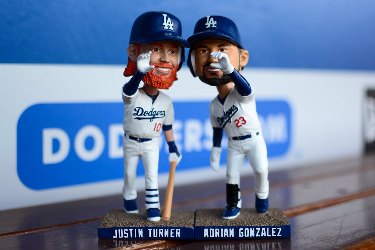 Dodgers's tweet photo. πΈ
Get your @redturn2 bobblehead on 6/6 and complete the series on 9/6 with @Adrian_ElTitan's! #Bobbleheader
π: https://t.co/3HD8Ojv21q https://t.co/nyaYBqrN9U
